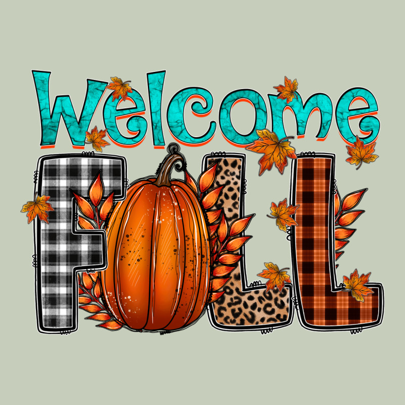 Welcome Fall Ladies Tee by CowhideDigitalArt | Teevron