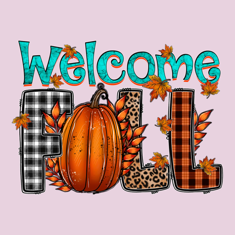 Welcome Fall Ladies Tee by CowhideDigitalArt | Teevron