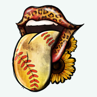 Softball Tongue Premium Hoodie | Teevron
