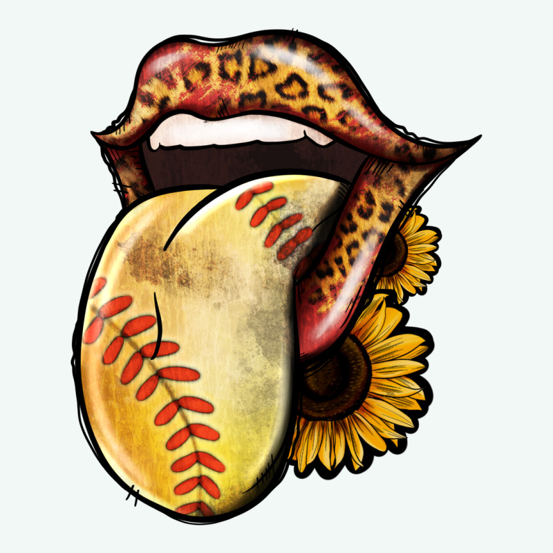 Softball Tongue Premium Hoodie by Jasminsmagicworld | Teevron