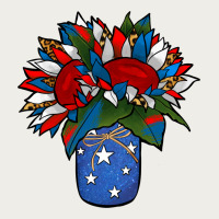 Patriotic Sunflower In A Jar Zipper Hoodie | Teevron