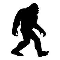 bigfoot in black design | Teevron