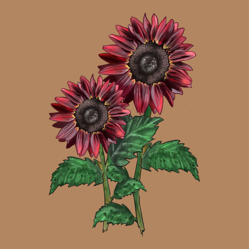 2 Chocolate Sunflower Long Sleeve Tee by LillyAllenDesigns | Teevron