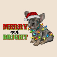 Merry And Bright French Bulldog Urban Heavy Tee | Teevron