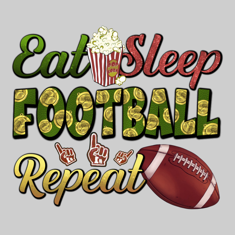 Eat Sleep Football Repeat Premium Tee by BundleAndBundleShop | Teevron