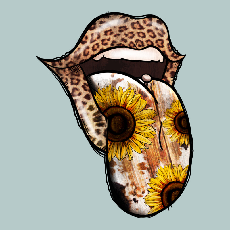Leopard Sunflower Tongue Heavy Core Tee by Jasminsmagicworld | Teevron