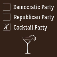 Democratic Republican Cocktail Party Funny Heavy Core Tee | Teevron