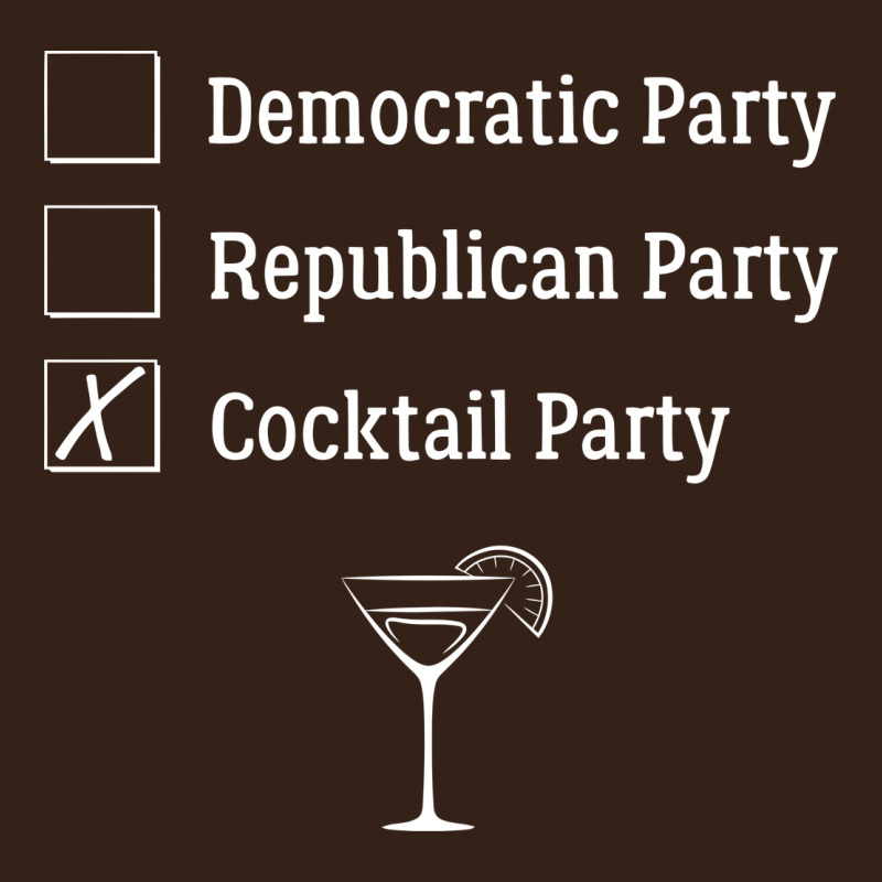 Democratic Republican Cocktail Party Funny Heavy Core Tee by artisFamous | Teevron