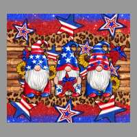 American Flag Gnomes Star Leopard Glitter Tumbler Vintage Hoodie | Teevron