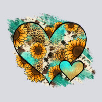 Leopard Sunflower Cowhide Glitter Heart Zipper Hoodie | Teevron