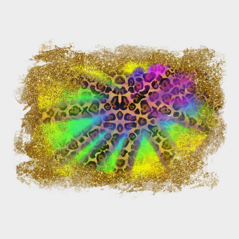 Colorful Glitter Leopard Background Urban Hoodie by RanaPortraitStore | Teevron