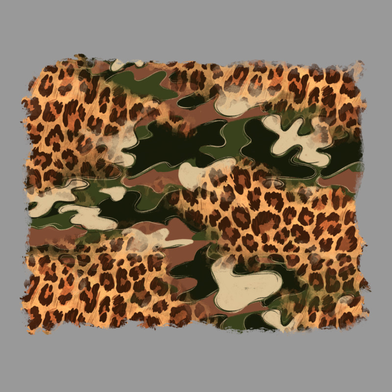 Camouflage And Leopard Background Vintage Hoodie by Artiststas | Teevron