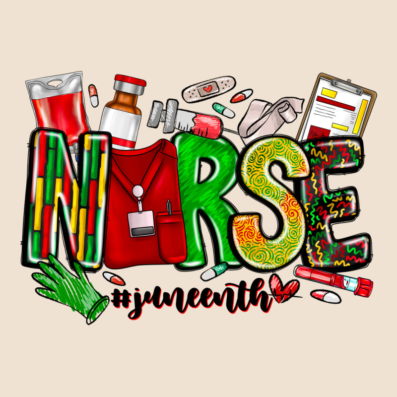 Nurse Juneenth Urban Heavy Tee by CowhideDigitalArt | Teevron