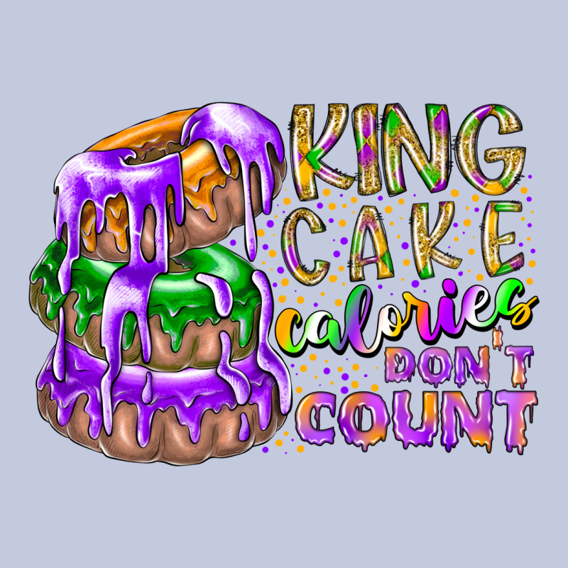 King Cake Calories Dont Count Long Sleeve Tee by RacoonDesign | Teevron