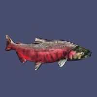 Chinook Salmon Fish Illustrations Vintage Tee | Teevron