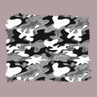 Black And White Camouflage Background Vintage Hoodie | Teevron