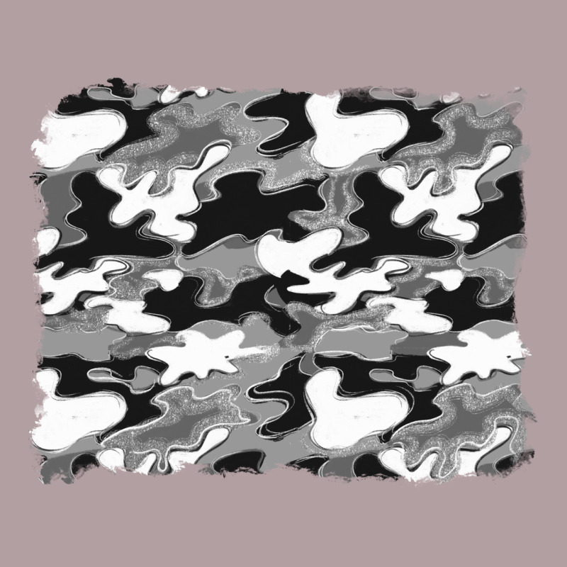 Black And White Camouflage Background Vintage Hoodie by Artiststas | Teevron