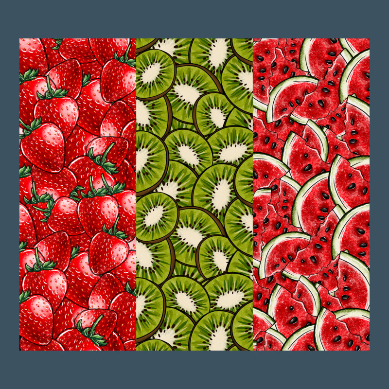 Summer Fruits Urban Heavy Tee by CowhideDigitalArt | Teevron
