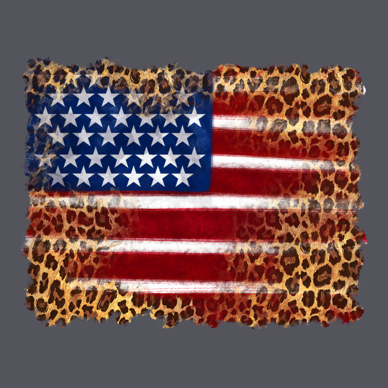 American Flag And Leopard Vintage Hoodie by Artiststas | Teevron