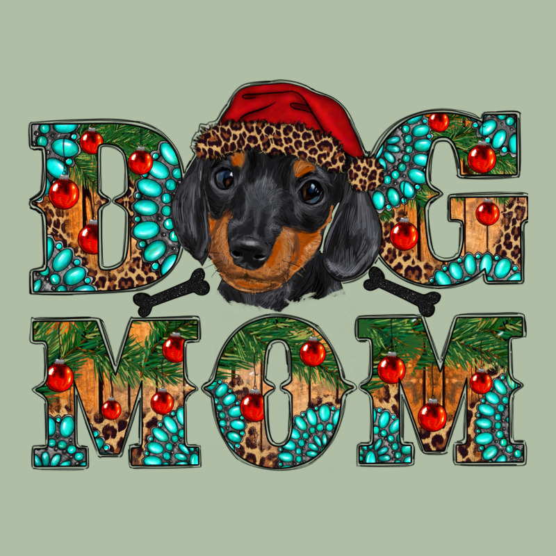 Christmas Dog Mom Dachshund Urban Heavy Tee by RanaPortraitStore | Teevron