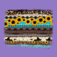 Sunflower Aztec Serape Cowhide Background Urban Hoodie | Teevron