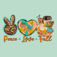 Peace Love Fall Premium Hoodie | Teevron