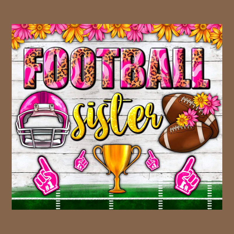 Football Sister Tumbler Premium Tee by BundleAndBundleShop | Teevron
