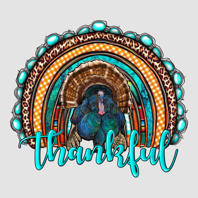 Western Thanksgiving Rainbow With Turkey Premium Sweatshirt by RanaPortraitStore | Teevron