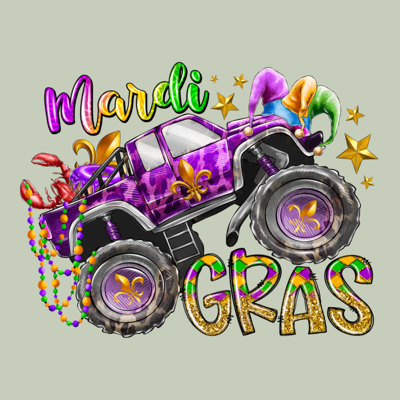 Mardi Gras Monster Truck Long Sleeve Tee by RacoonDesign | Teevron
