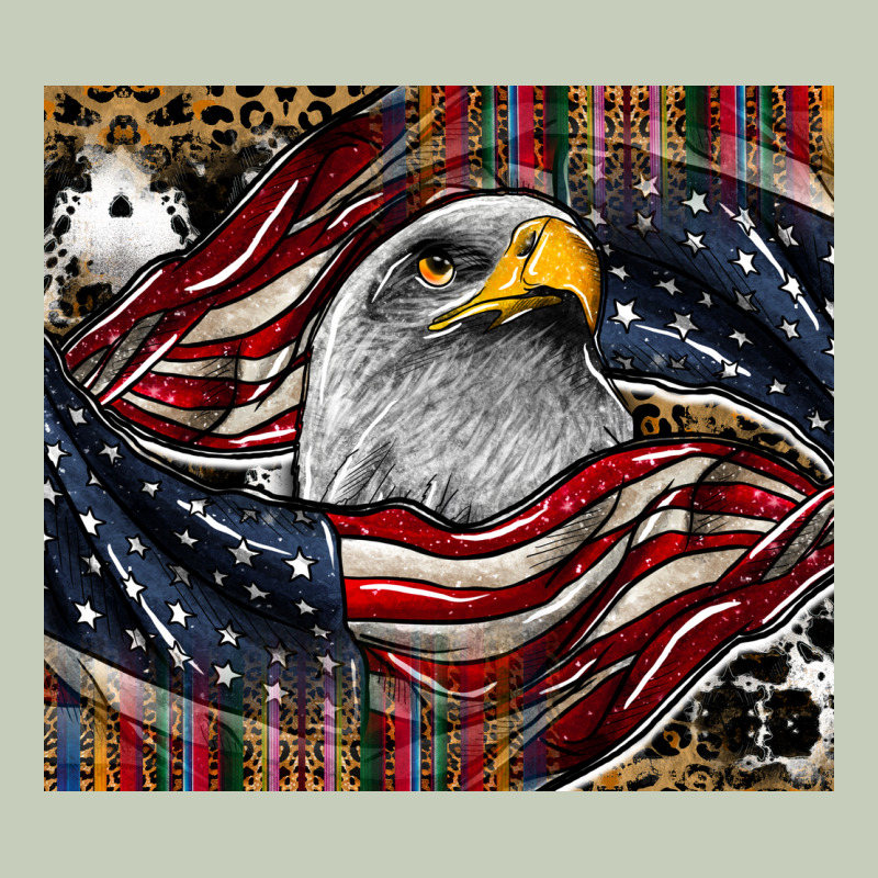 American Eagle Ladies Tee by CowhideDigitalArt | Teevron