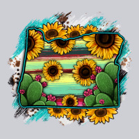 Oregon Map Sunflower Cactus Serape Heavyweight Sweatshirt | Teevron