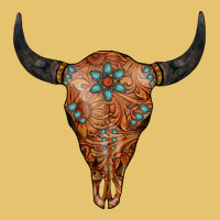 Western Tooled Leather Bull Skull Premium Sweatshirt | Teevron