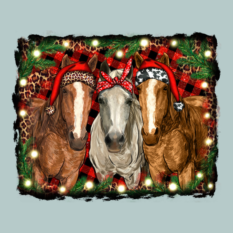 Christmas Horses Heavy Core Tee by RanaPortraitStore | Teevron