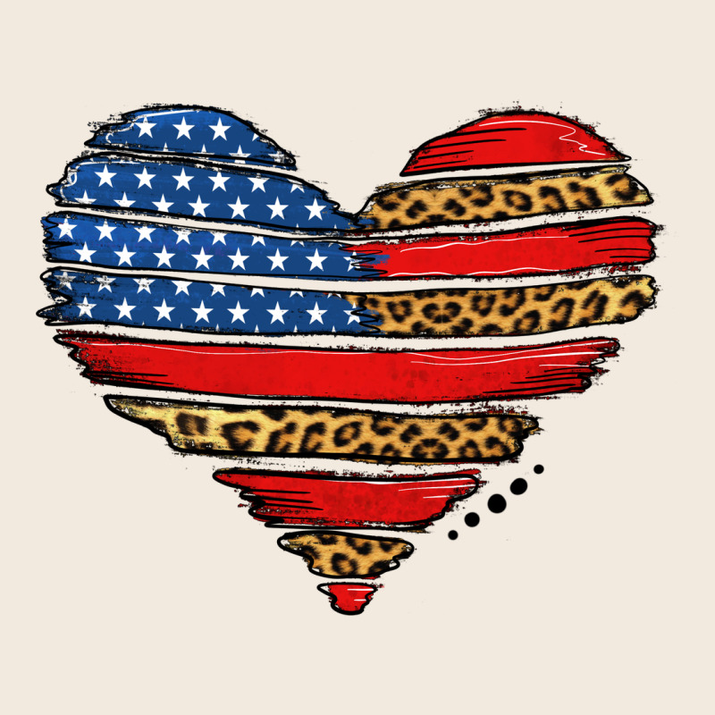 American Leopard Brushstroke Heart Zipper Hoodie by Jasminsmagicworld | Teevron