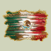 Mexican Flag With Leopard Heavyweight Hoodie | Teevron