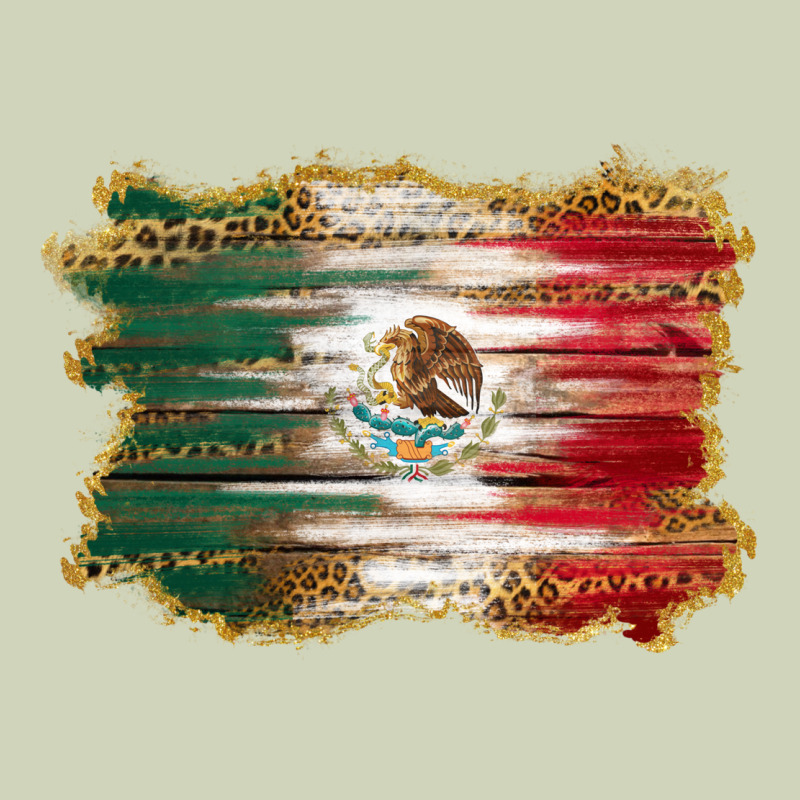 Mexican Flag With Leopard Heavyweight Hoodie by RanaPortraitStore | Teevron