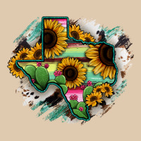 Texas Map Sunflower Cactus Serape Heavyweight Sweatshirt | Teevron