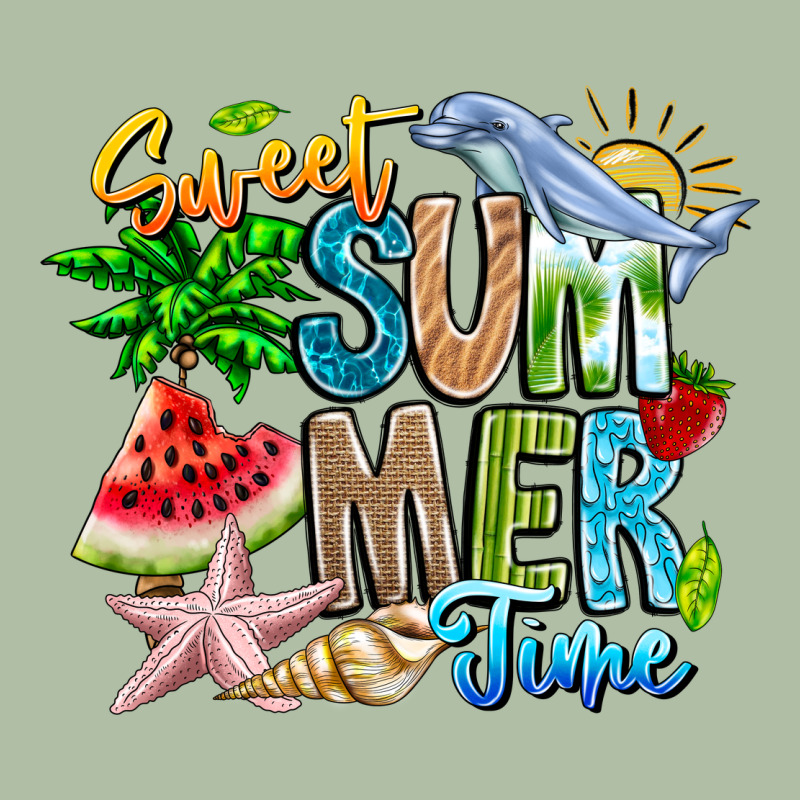 Summer Time Urban Heavy Tee by CowhideDigitalArt | Teevron