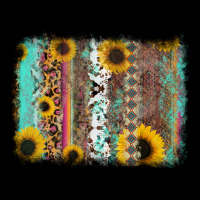 Aztec Leopard Turquoise Sunflower Background Urban Hoodie | Teevron