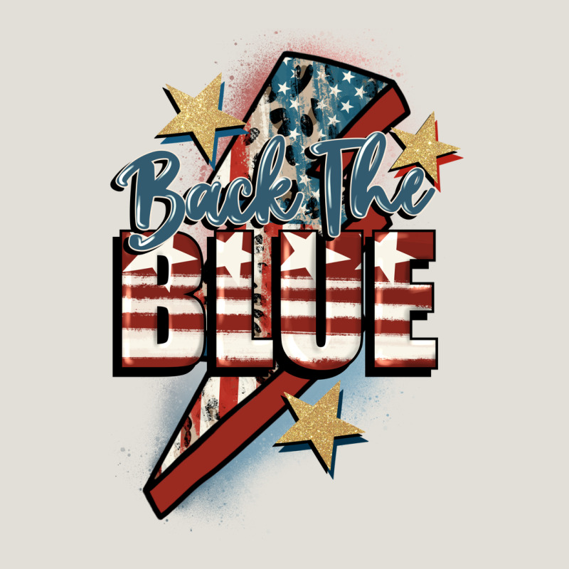 Back The Blue Heavy Core Tee by FaDigitalArtStudio | Teevron