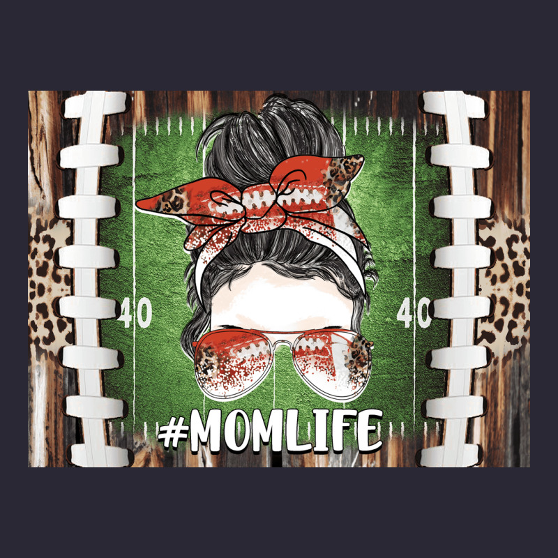American Football Mom Life Vintage Tee by CowhideDigitalArt | Teevron