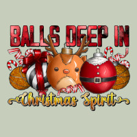 Balls Deep In Christmas Spirit Ladies Tee | Teevron