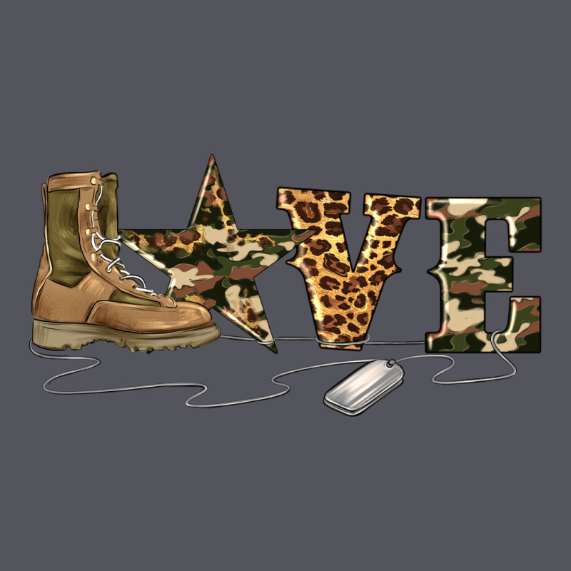 Camouflage Military Boots Love Vintage Hoodie by Artiststas | Teevron