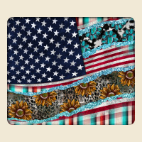 American Flag Mouse Pad Ladies Tee | Teevron