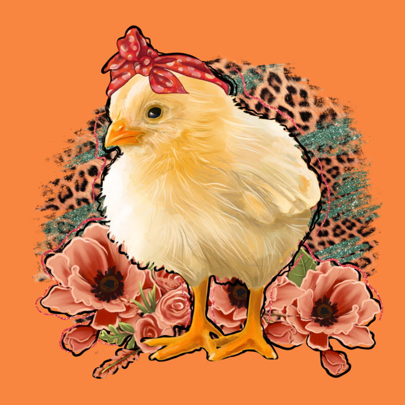 Chick With Flowers Feopard Premium Sweatshirt by Jasminsmagicworld | Teevron