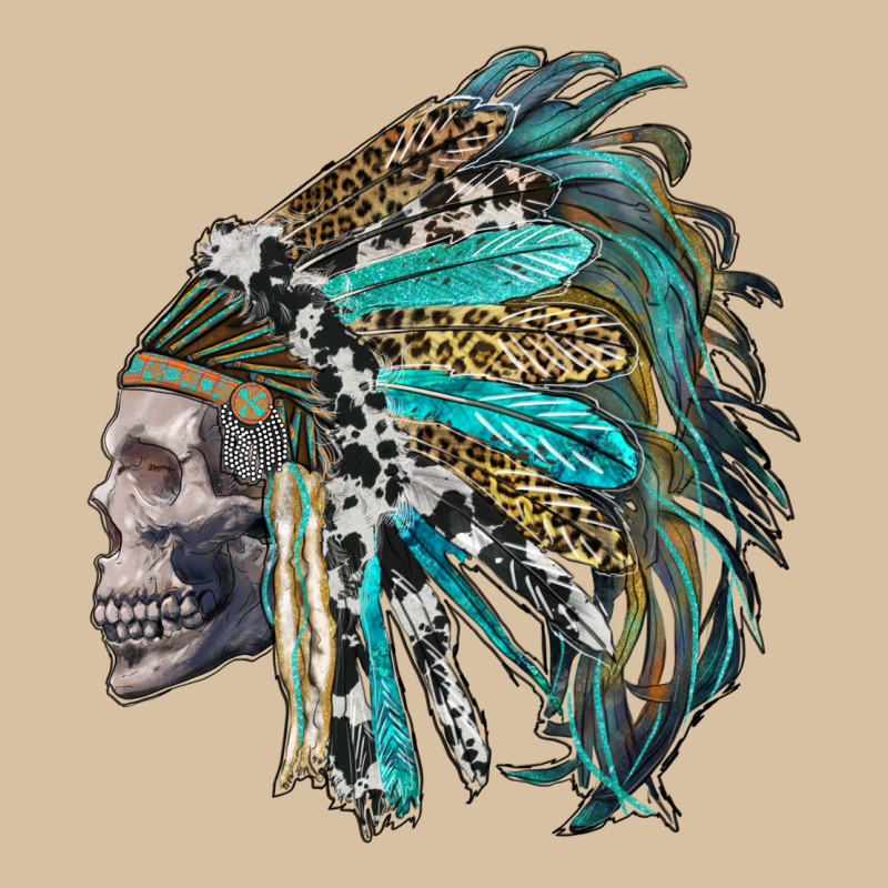 Western Indian Headdress With Skull Heavyweight Hoodie by RanaPortraitStore | Teevron