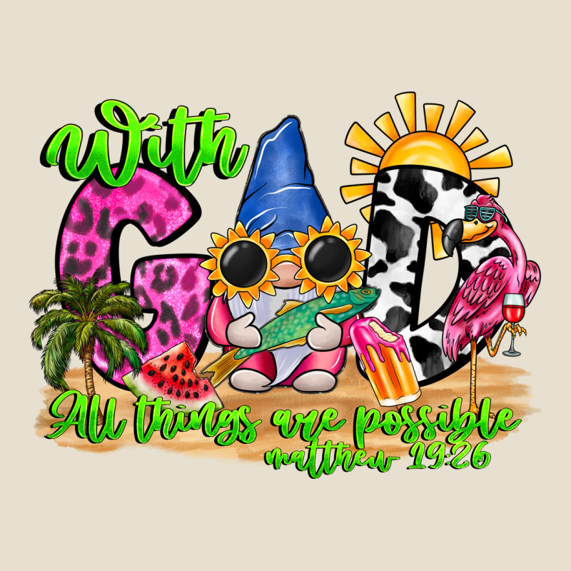 With God All Things Are Possible Summer Urban Heavy Tee by CowhideDigitalArt | Teevron