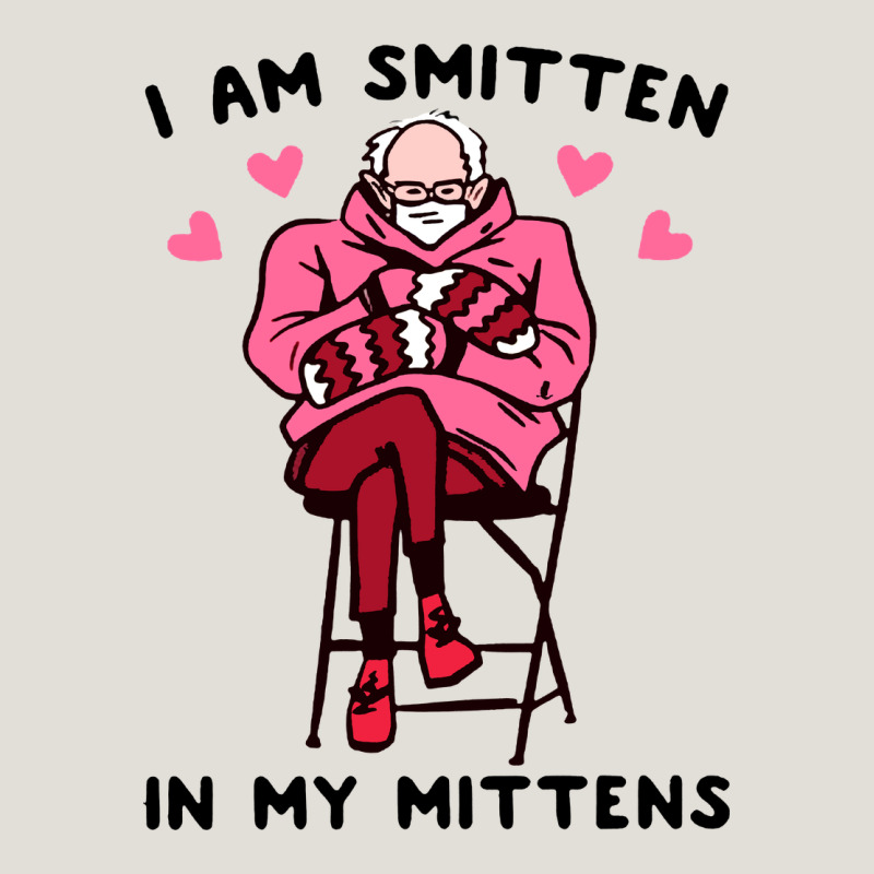 Funny I Am Smitten In My Mittens Bernie Heavy Core Tee by artisFamous | Teevron