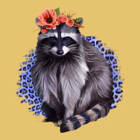 Classy But A Little Thrashy Racoon With Flowers Premium Sweatshirt | Teevron