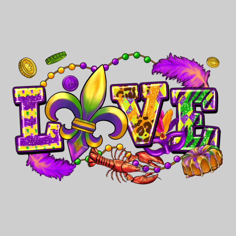 Love Mardi Gras Premium Tee by FaDigitalArtStudio | Teevron